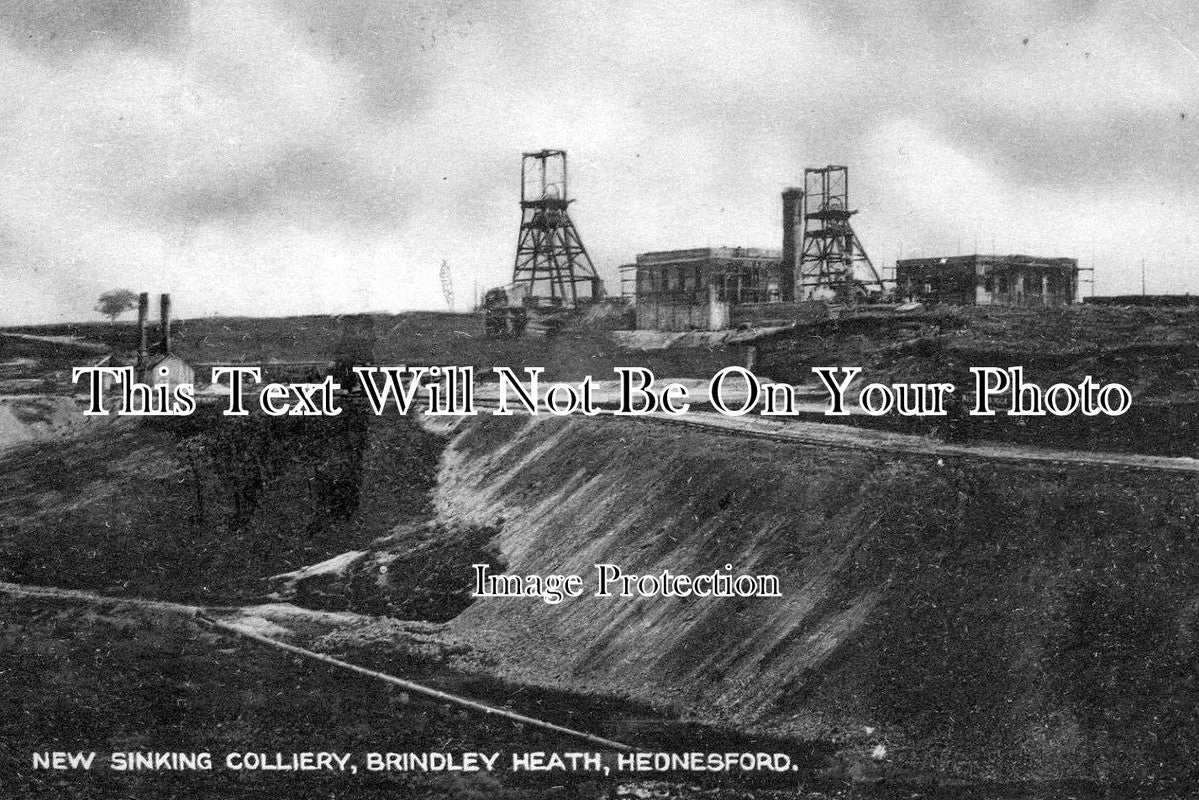 ST 219 - New Sinking Colliery, Brindley Heath, Hednesford, Staffordshire