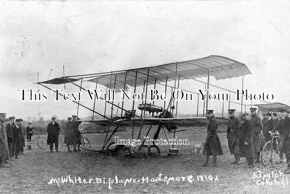 ST 376 - Tamworth Hademore Claude Grahame-White Aviator, Staffordshire 1910