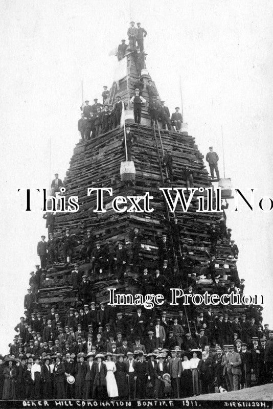 ST 415 - Ocker Hill Coronation Bonfire, Tipton, Staffordshire 1911