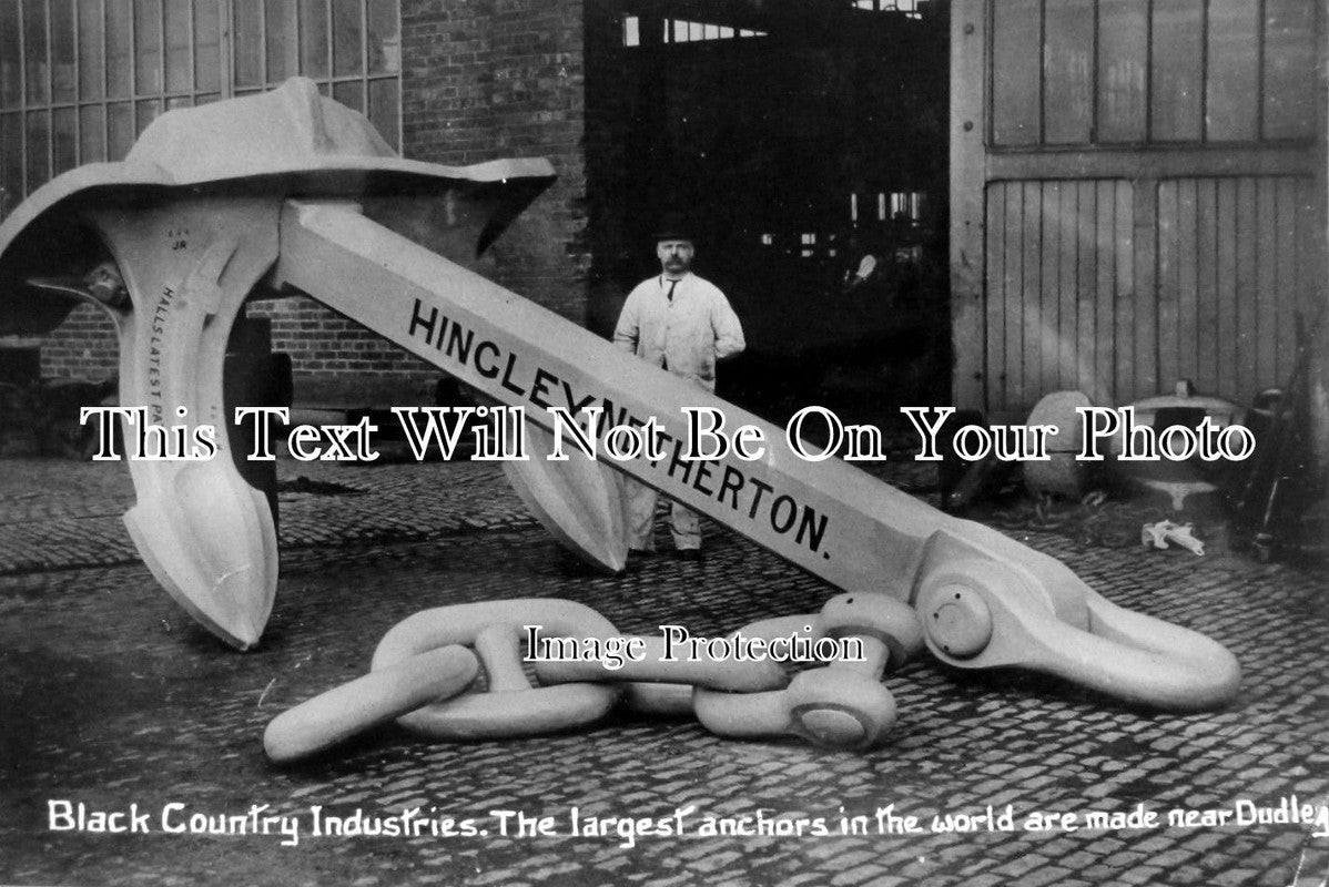 ST 487 - Black Country Largest Anchors In World, Staffordshire c1911