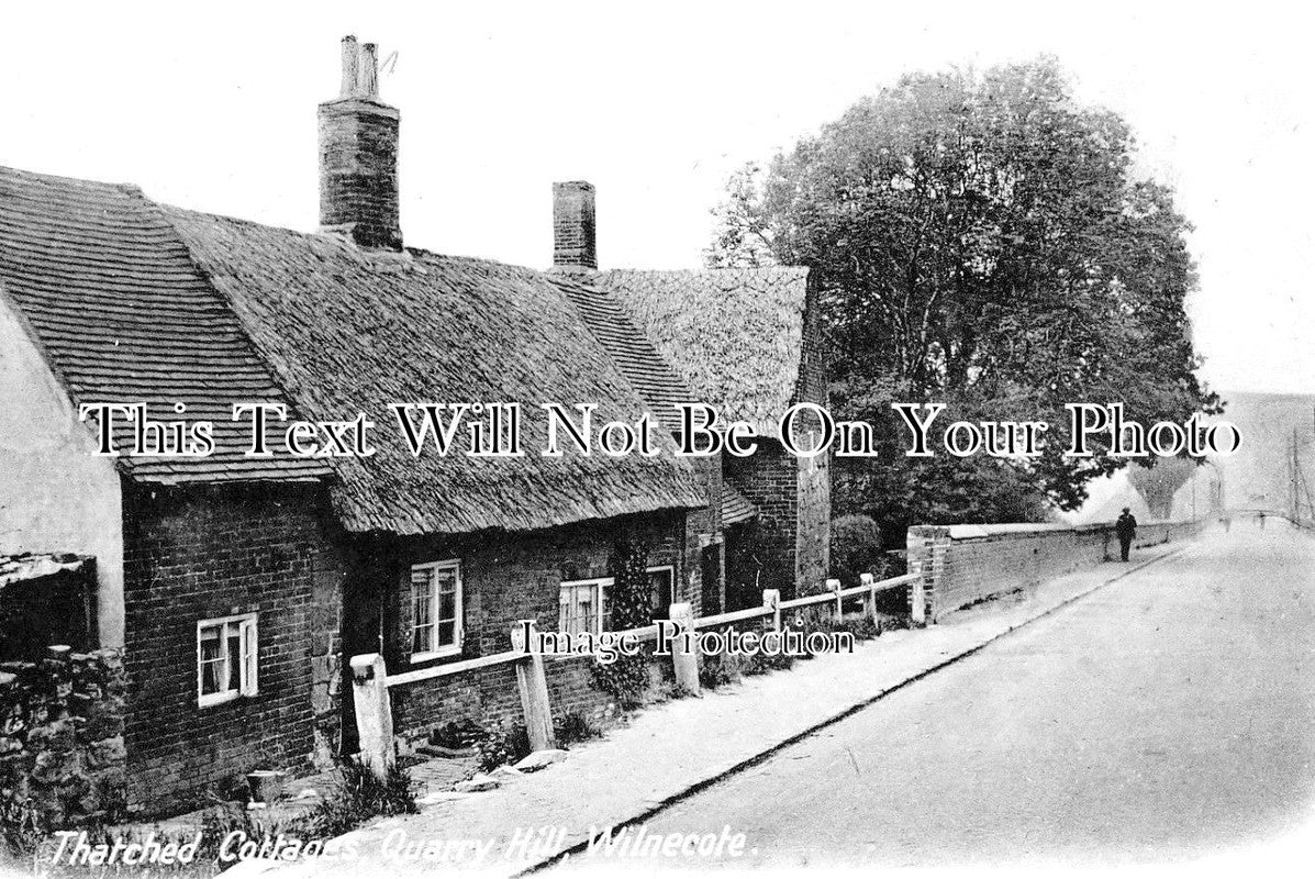 ST 722 - Thatched Cottages, Quarry Hill, Wilnecote, Staffordshire