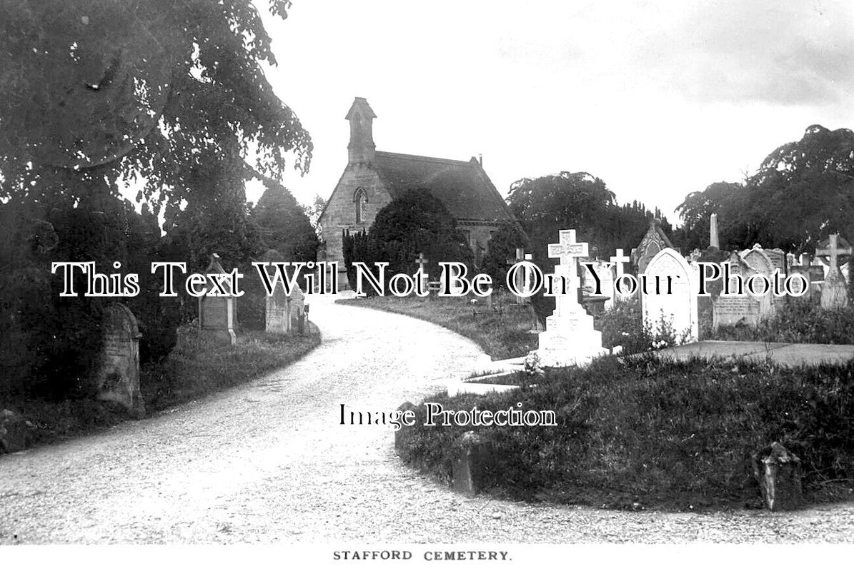 ST 997 - Stafford Cemetery, Staffordshire c1912