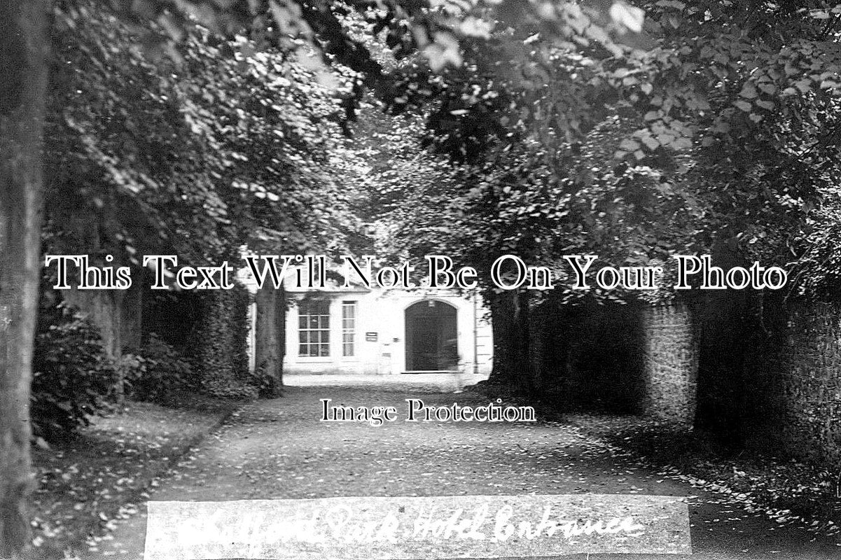 SU 1437 Shalford Park Hotel Entrance, Surrey JB Archive