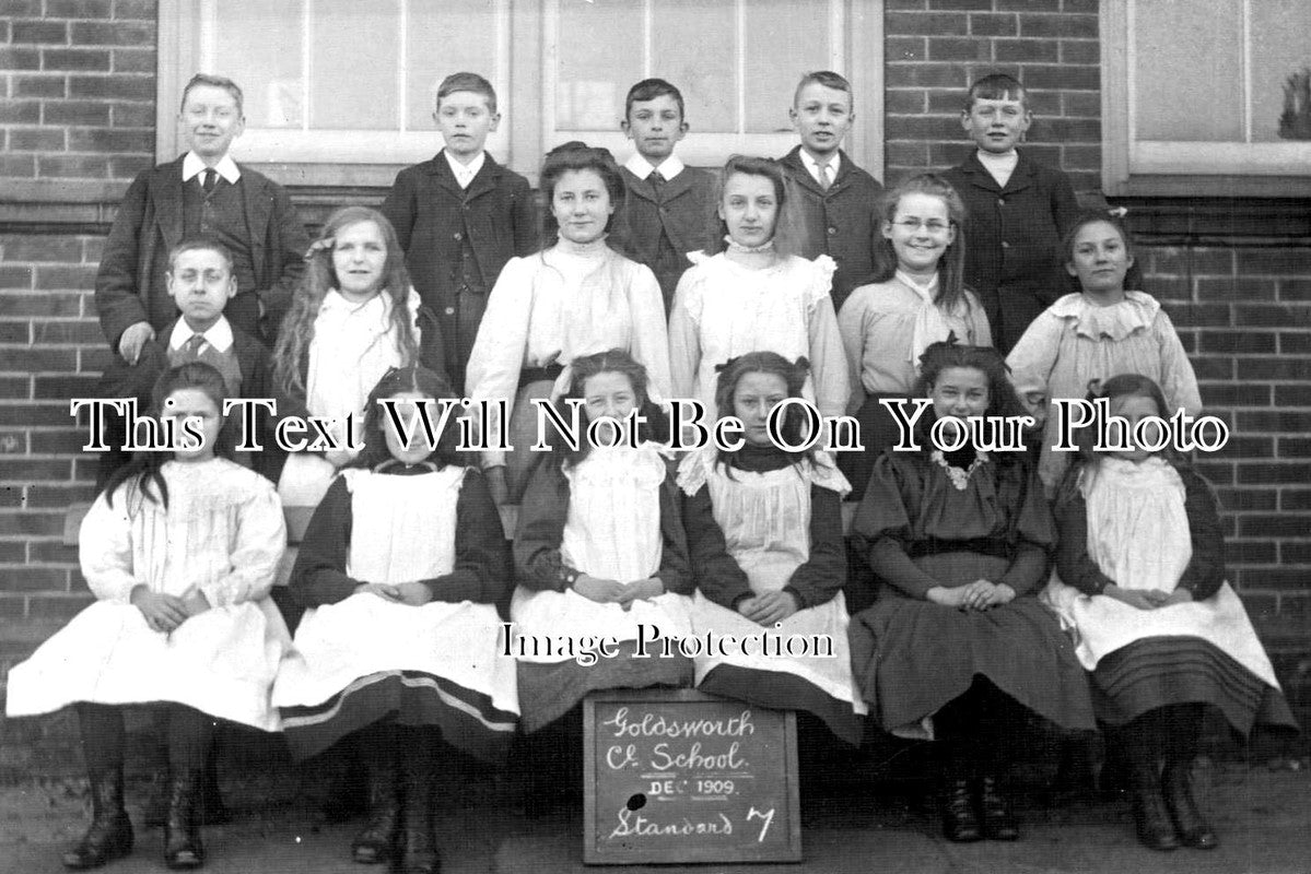 SU 1517 - Goldsworth Council School Group, Surrey 1909