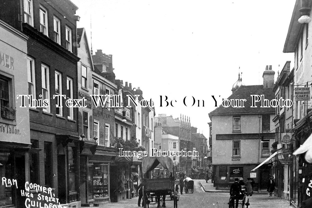 SU 1608 - Ram Corner, High Street, Gildford, Surrey c1905
