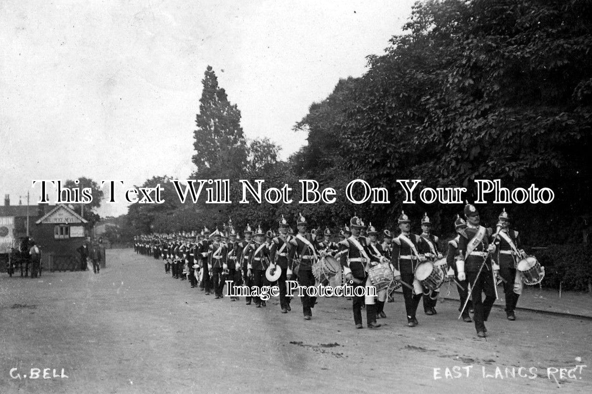 SU 163 - East Lancashire Regiment, Woking Railway Station, Surrey c1911
