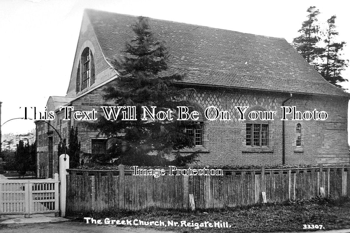 SU 1705 - The Greek Church Near Reigate Hill, Surrey