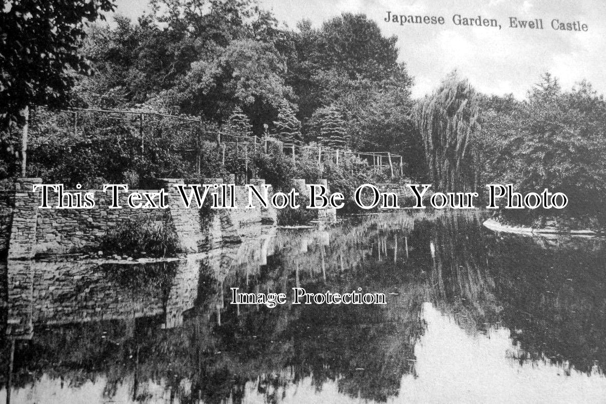 SU 179 - Japanese Garden, Ewell Castle, Surrey