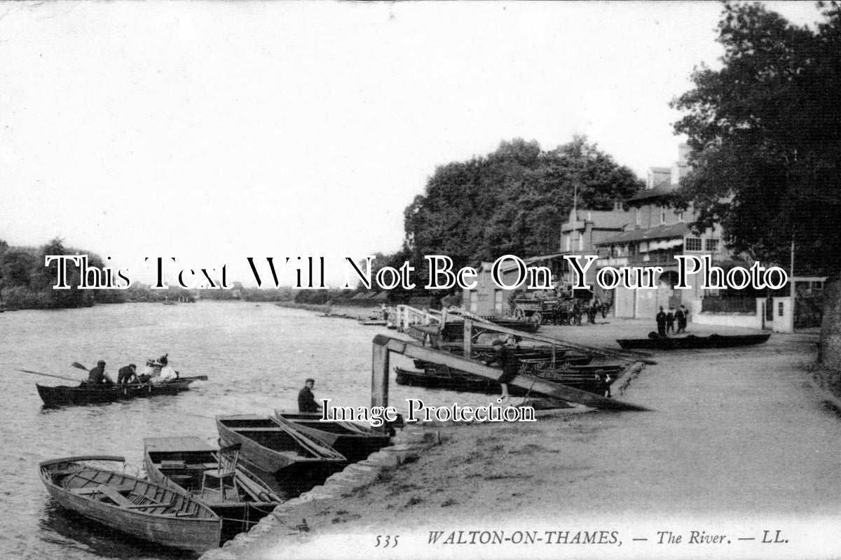 SU 183 - The River, Walton On Thames, Surrey