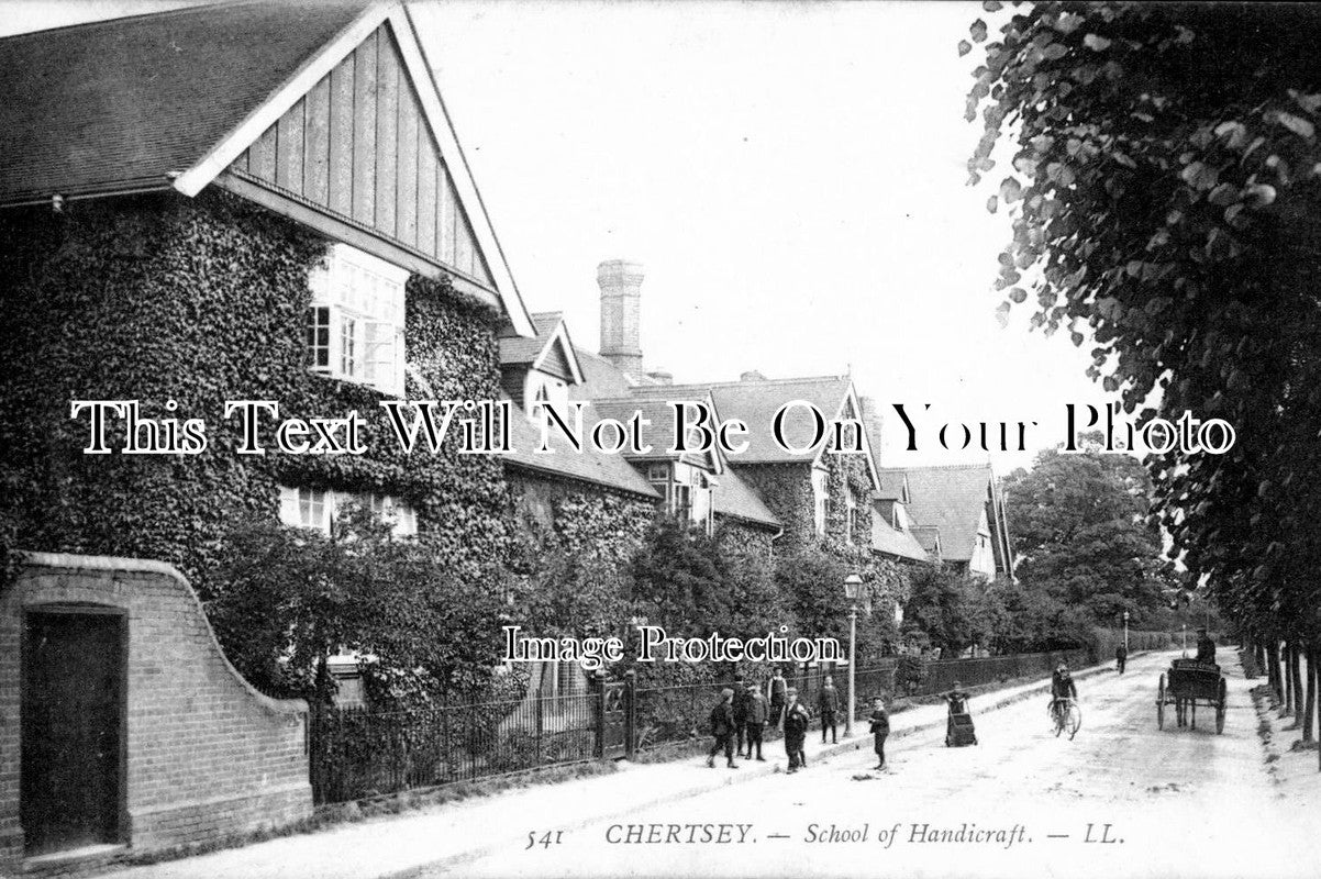 SU 186 - School Of Handicraft, Chertsey, Surrey