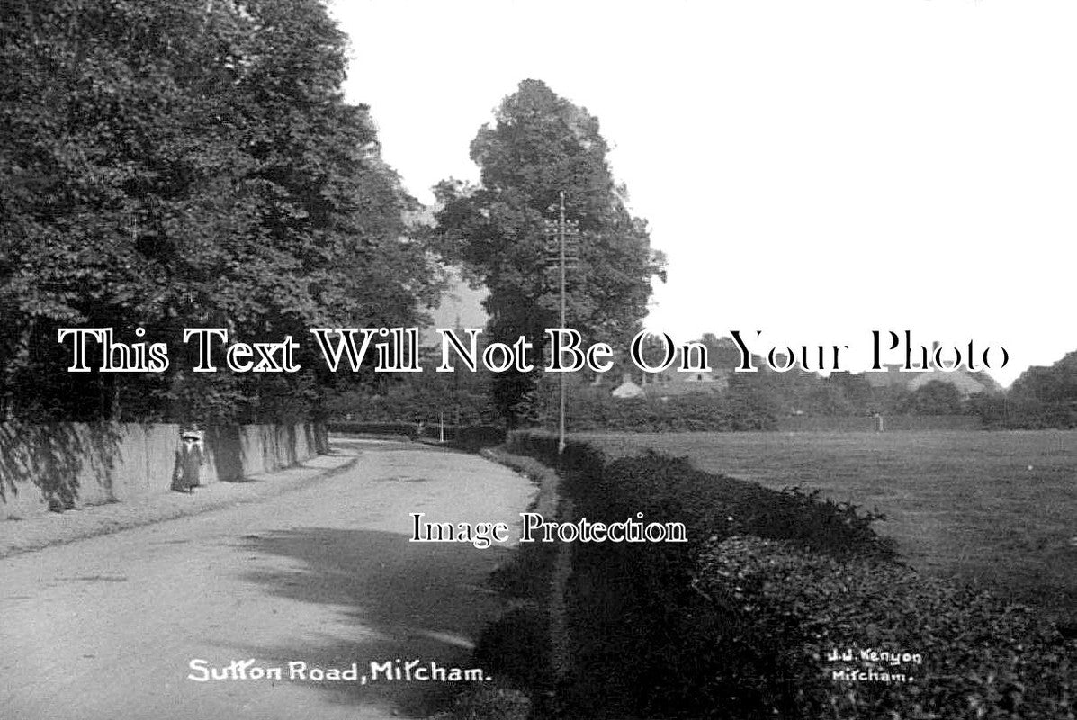 SU 1882 - Sutton Road, Mitcham, Surrey c1912