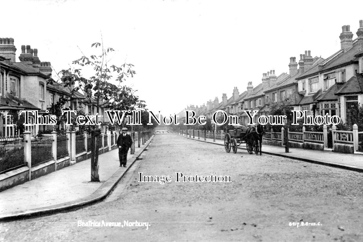 SU 1970 Beatrice Avenue Norbury Surrey c1909 JB Archive