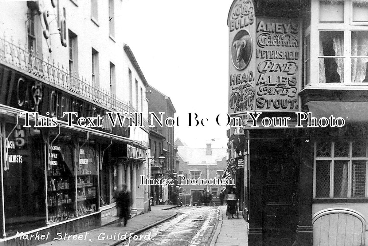 SU 2007 - Market Street, Guildford, Surrey c1914