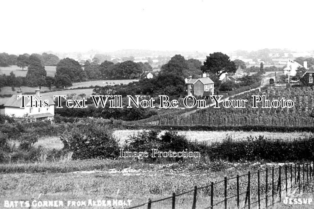 SU 2423 - Batts Corner From Alder Holt, Farnham, Surrey c1910