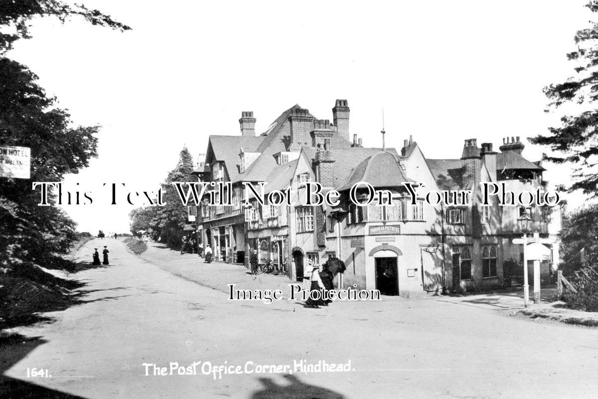 SU 2443 - The Post Office Corner, Hindhead, Surrey c1912
