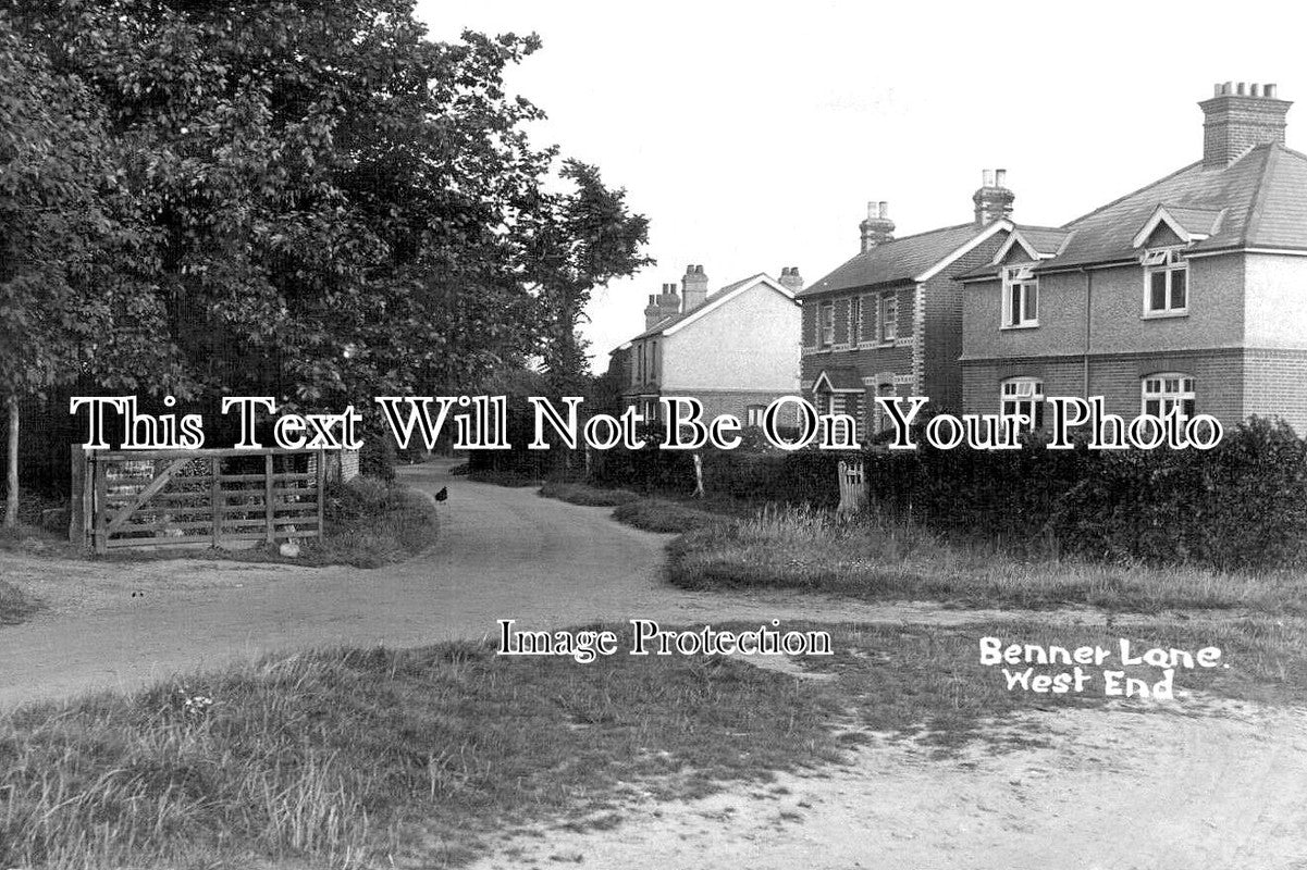 SU 3675 Benner Lane, West End, Woking, Surrey JB Archive