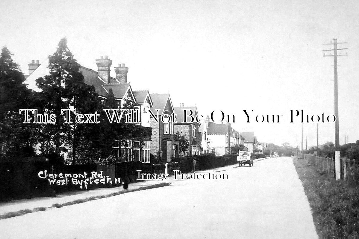 SU 3689 Claremont Road, West Byfleet, Surrey JB Archive