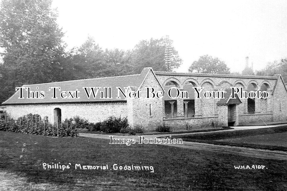 SU 3783 - Phillips Memorial, Godalming, Surrey
