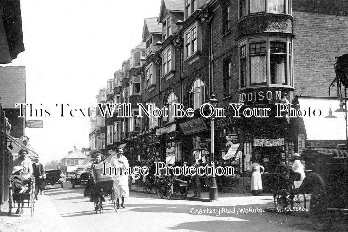 SU 3803 - Chertsey Road, Woking, Surrey c1921