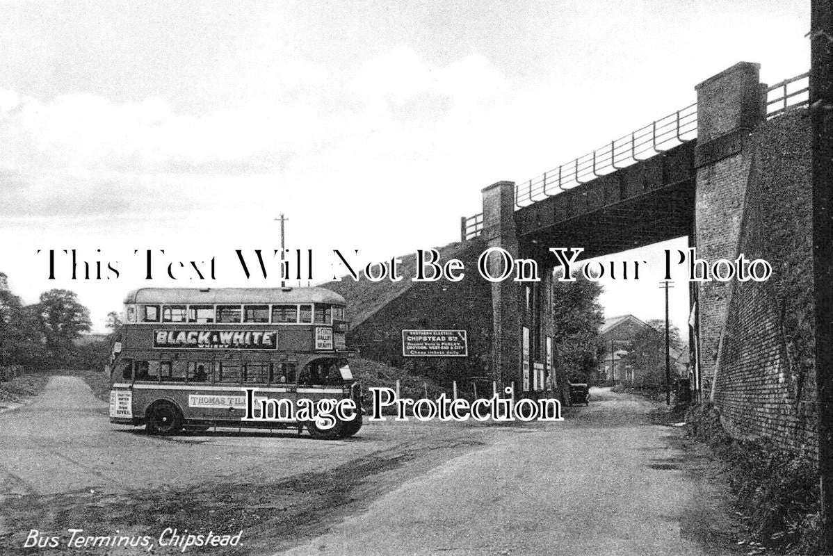 SU 3813 - Bus Terminus, Chipstead, Surrey