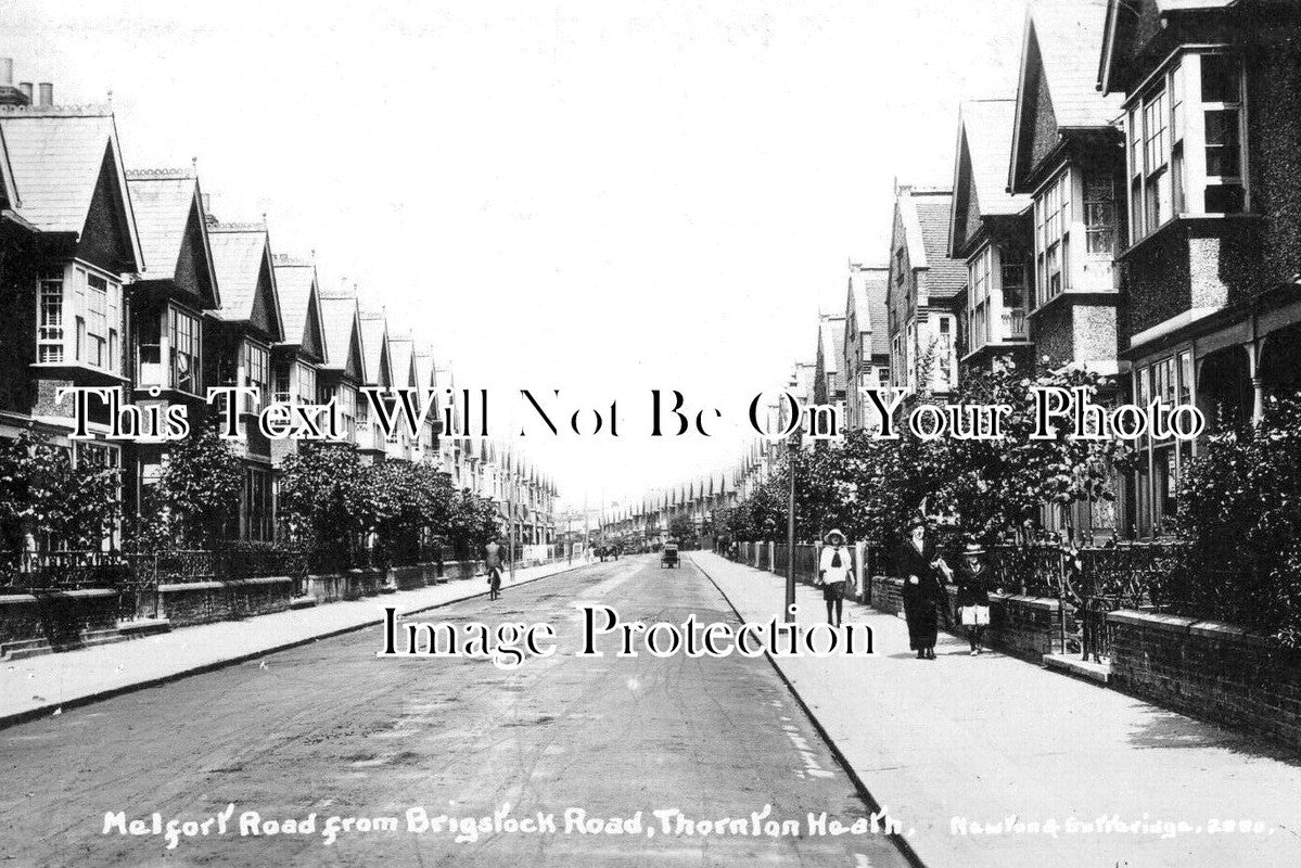 SU 3840 - Melfort Road From Brigstock, Thornton Heath, Surrey