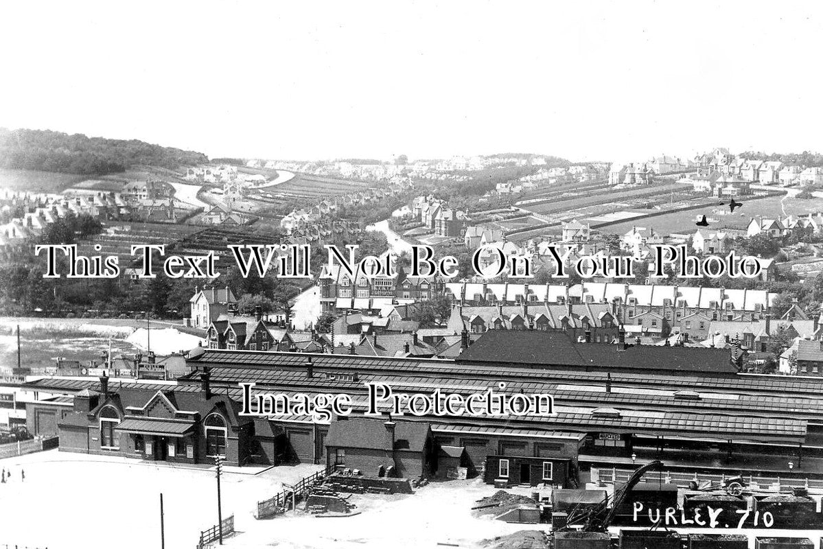 SU 3841 - Purley Railway Station, Surrey c1906