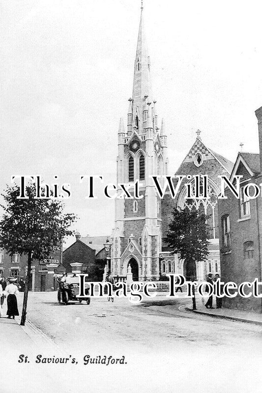 SU 3869 - St Saviours Church, Guildford, Surrey c1914