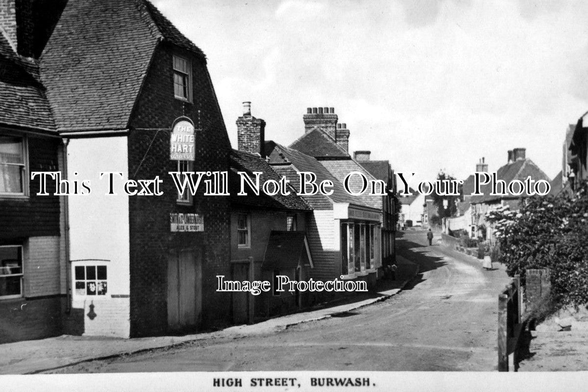 Sx 1286 - High Street, Burwash, Rother, Sussex – Jb Archive