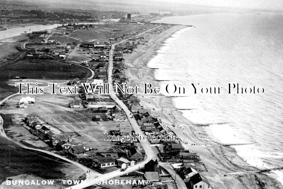 SX 1340 - Bungalow Town Aerial View, Shoreham, Sussex