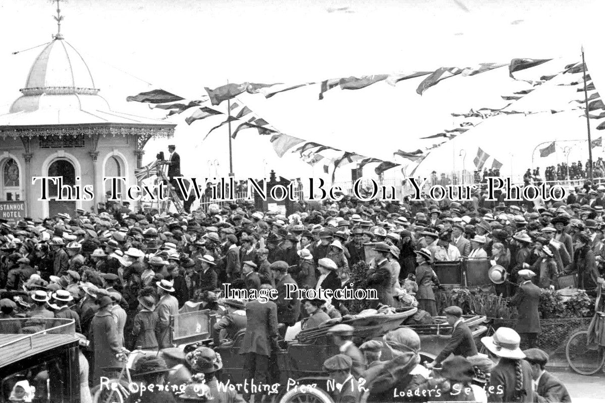 SX 1396 - Opening Of Worthing Pier, Sussex c1914