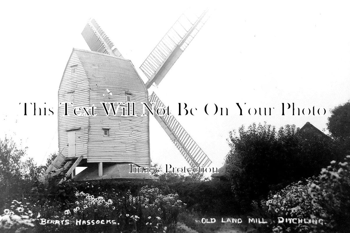 SX 1419 - Old Windmill, Ditchling, Sussex