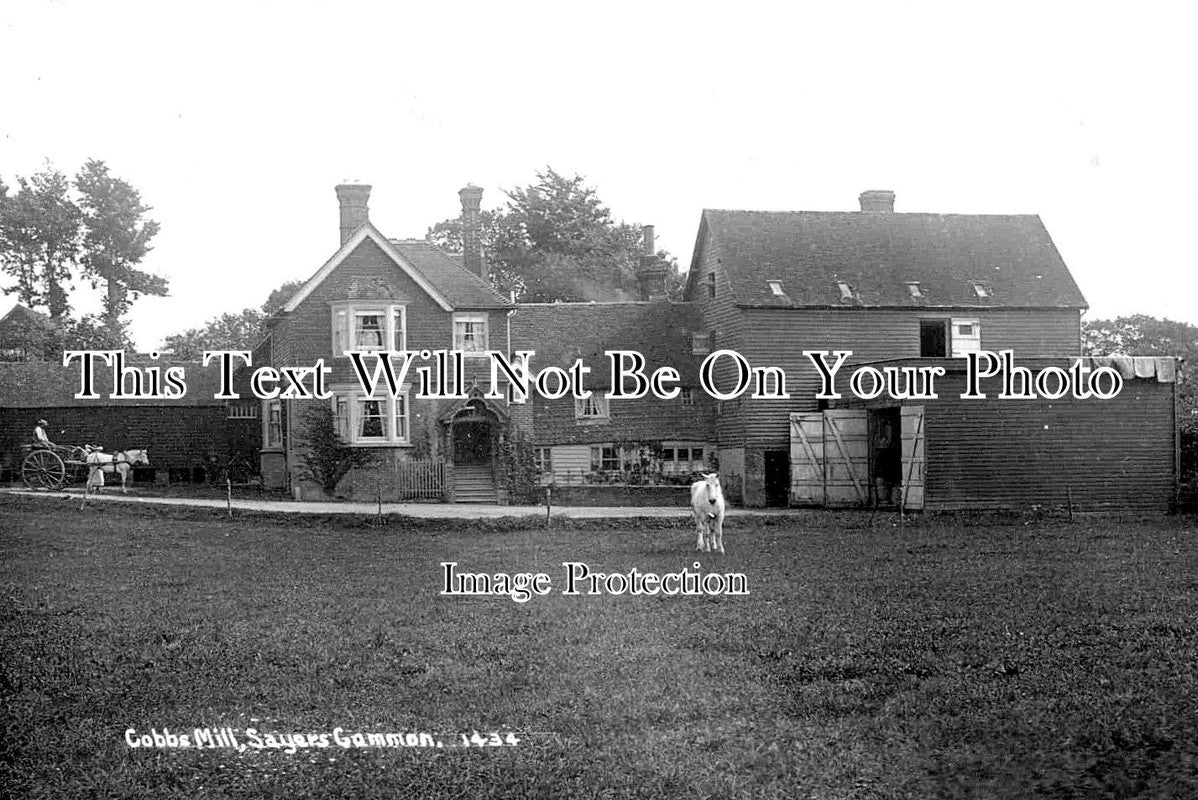 SX 1459 - Cobbs Mill, Sayers Common, Sussex c1912