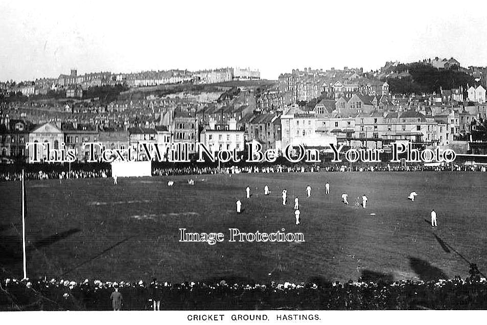 SX 1493 - Cricket Ground, Hastings, Sussex c1909