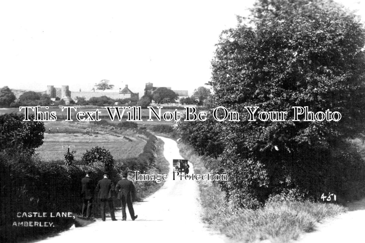 SX 1506 - Castle Lane, Amberley, Sussex