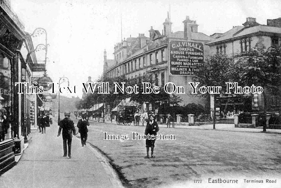 SX 154 - Terminus Road, Eastbourne, Sussex c1908