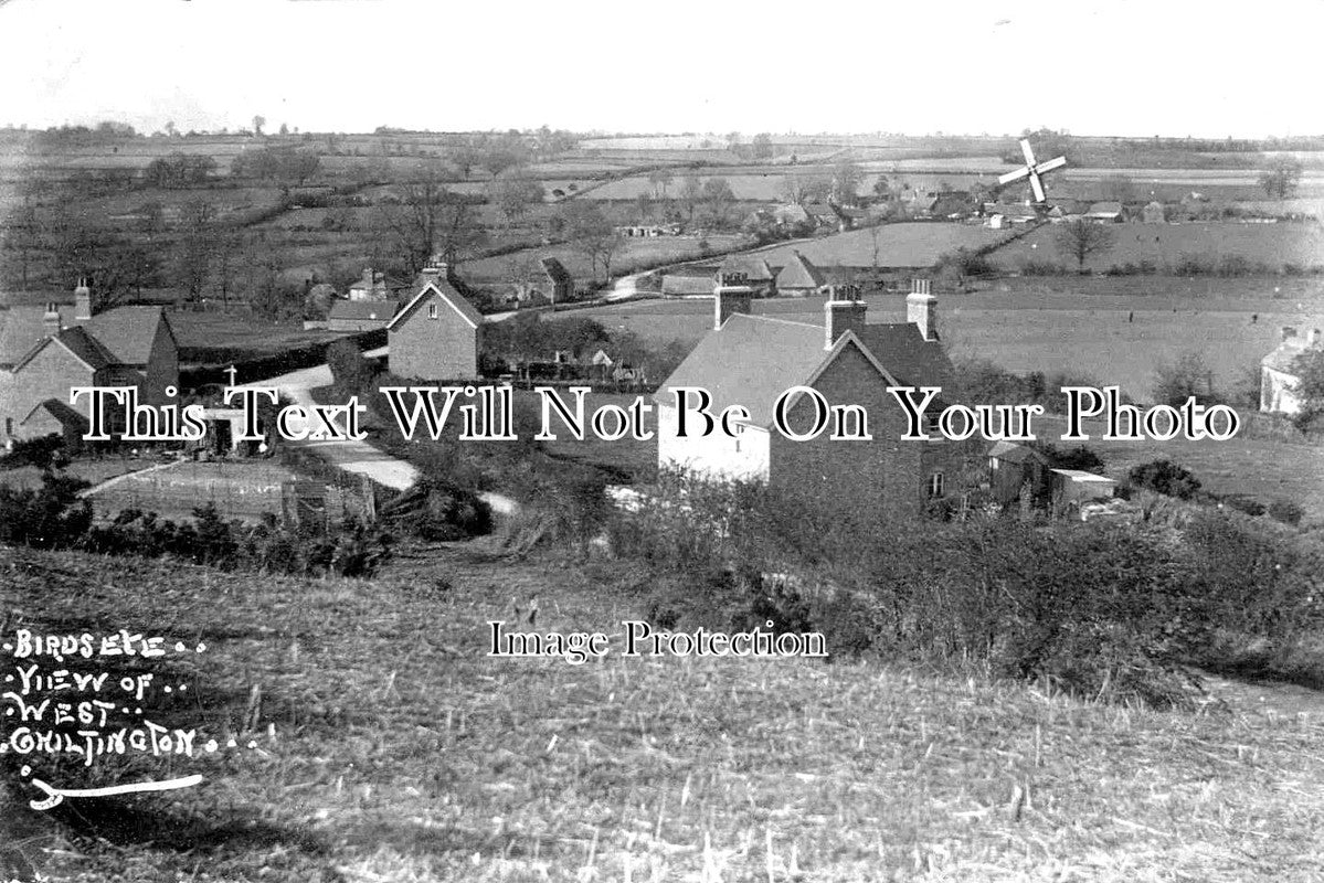 SX 1543 - Birds Eye View, West Chiltington, Sussex c1911