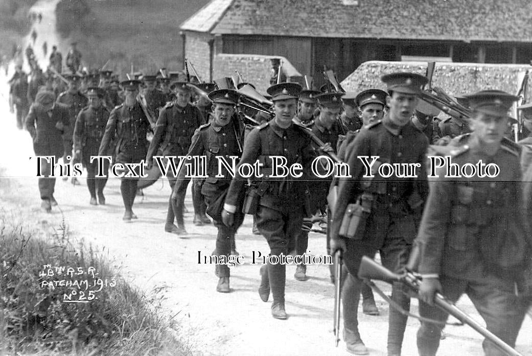 SX 1547 - 4th Btn R.S.R. Patcham, Sussex c1913