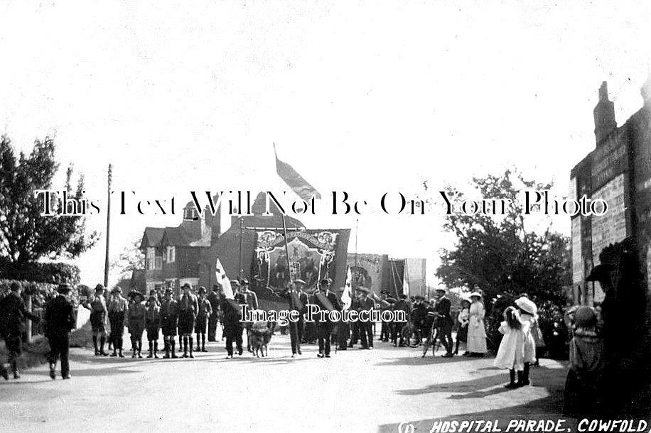 SX 1640 - Hospital Parade, Cowfold, Sussex c1914