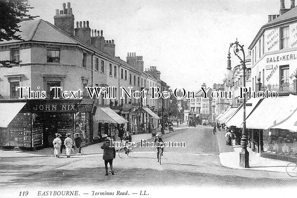 SX 1649 - Terminus Road, Eastbourne, Sussex c1916