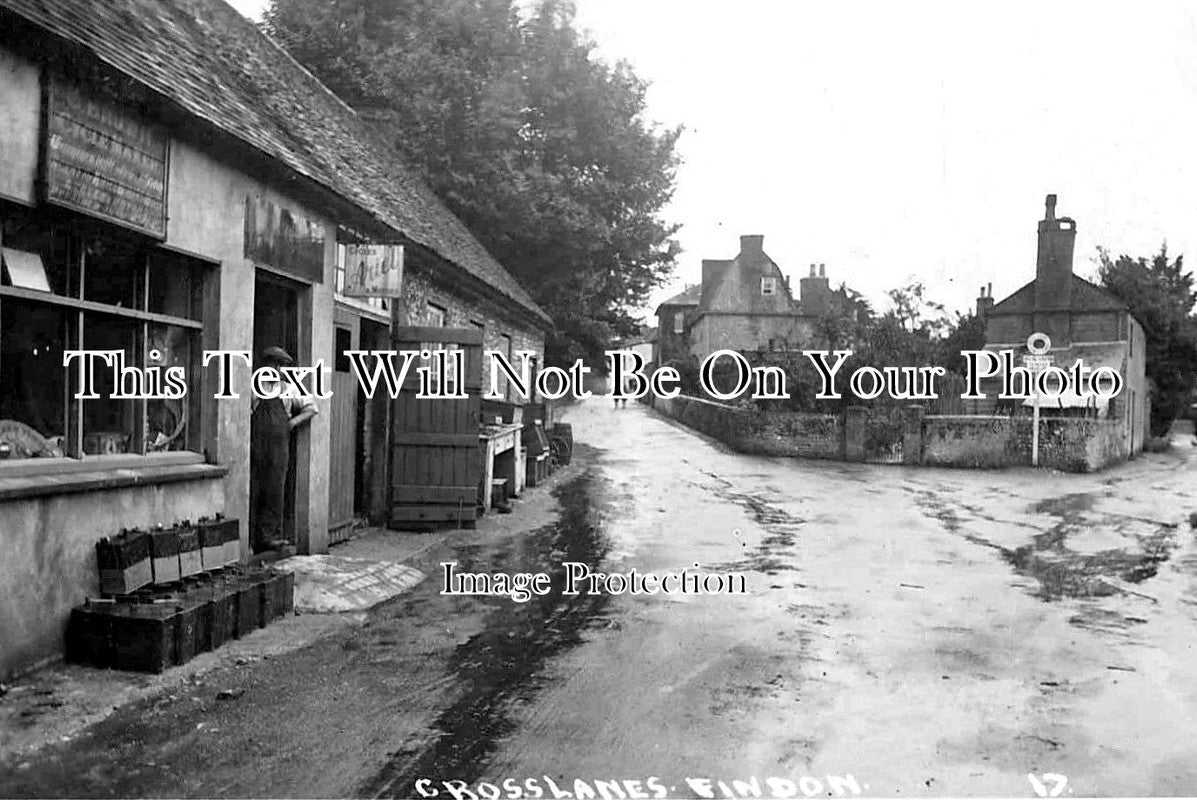 SX 1662 - Cross Lanes, Findon, Sussex