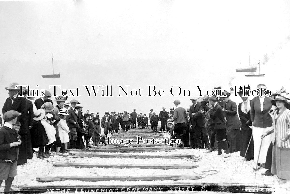 SX 1686 - The Launching Ceremony, Selsey, Sussex