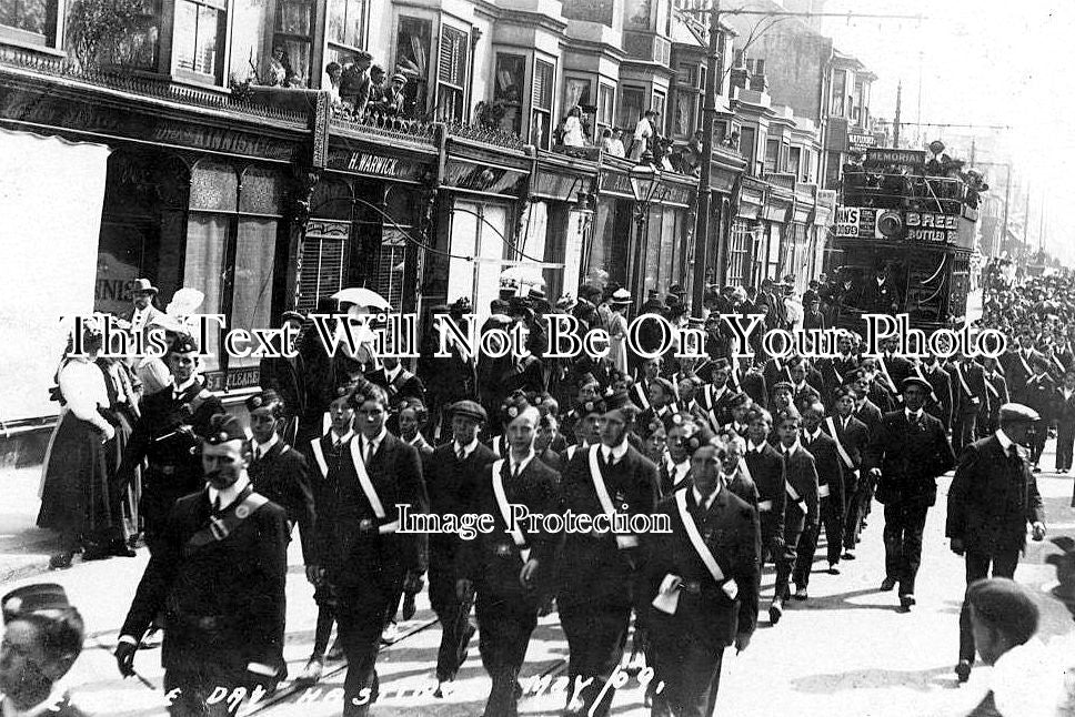 SX 1803 - Empire Day, Hastings, Sussex 1909