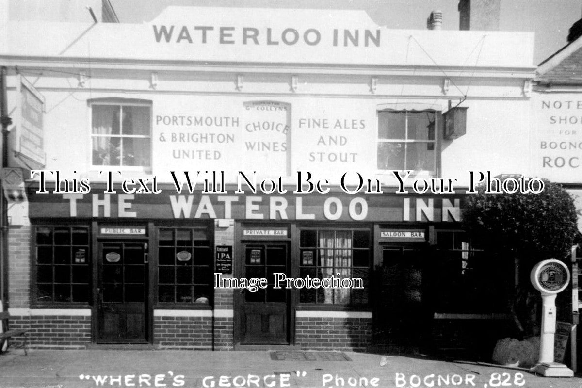 SX 185 - Where's Geroge, The Waterloo Inn, Bognor, Sussex