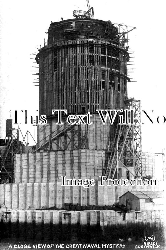 SX 1870 - Naval Tower Construction, Southwick, Sussex