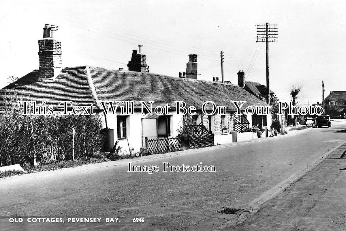 SX 1981 - Old Cottages, Pevensey Bay, Sussex