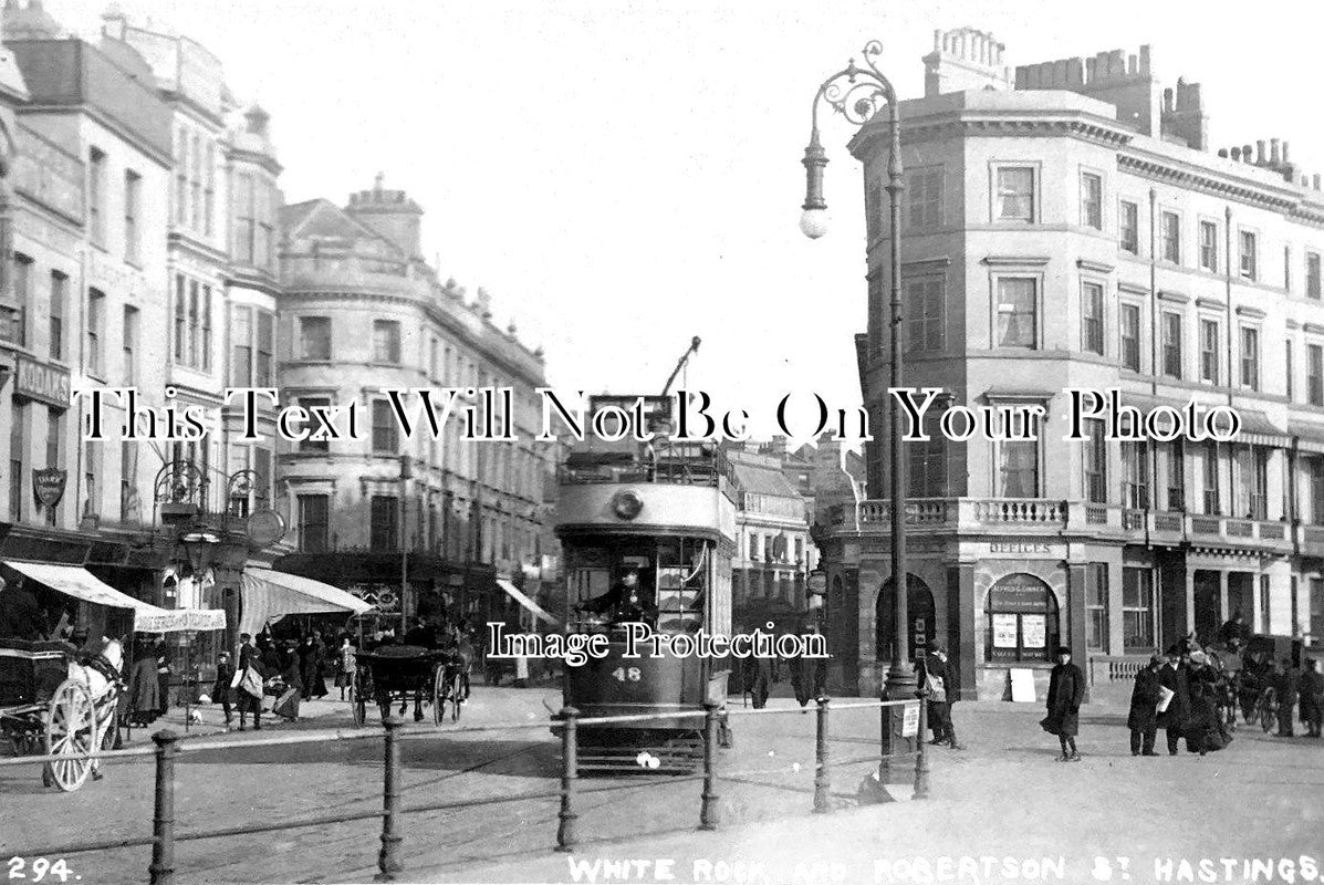 SX 2004 - Market Cross, Hastings, Sussex c1905