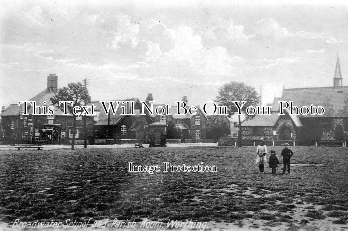SX 212 - Broadwater School & Parish Room, Worthing, Sussex c1925