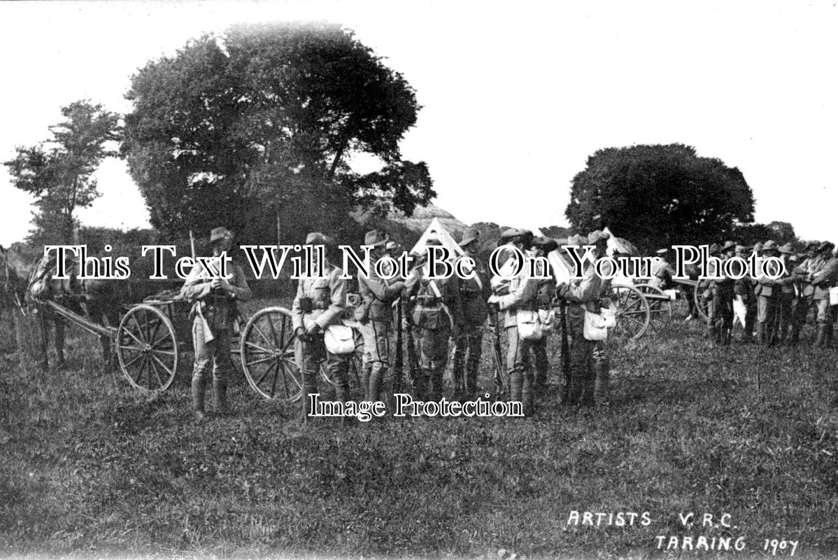 SX 2178 - Artists V.R.C.Training, Tarring, Worthing, Sussex 1907