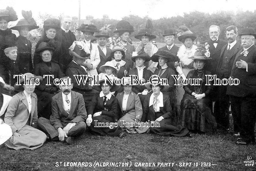 SX 2182 - St Leonards Church Garden Party, Aldrington, Sussex 1913