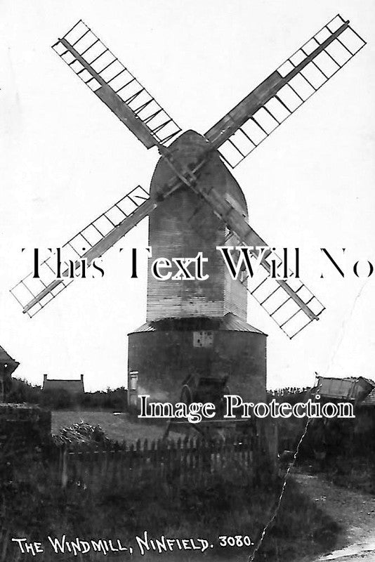SX 2205 - The Windmill, Ninfield Mill, Sussex c1916